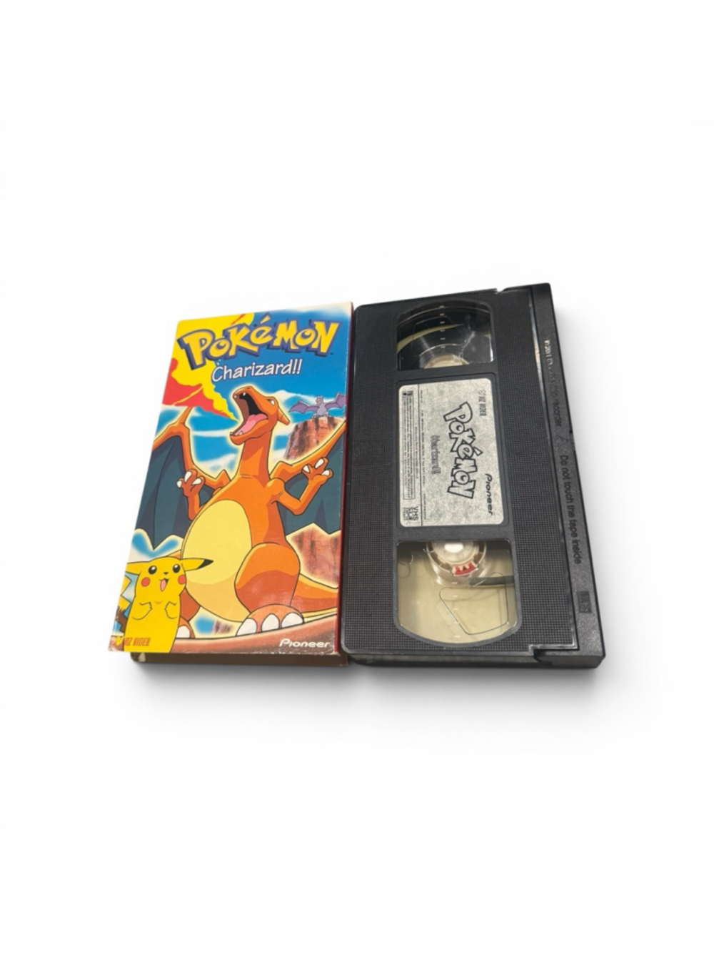 1998 Pioneer Pokemon Charizard!! VHS Tape One Size Black Blue